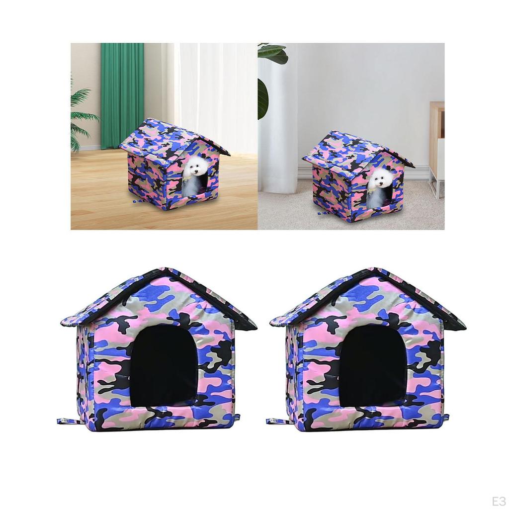 Cat Nest Sleeping Bed Pet House Rainproof Weatherproof Outdoor Shelter for Cats