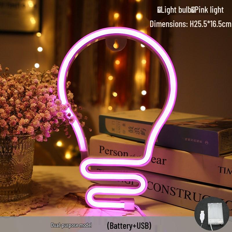 Trendy LED Neon Night Light Sign for Wall Décor