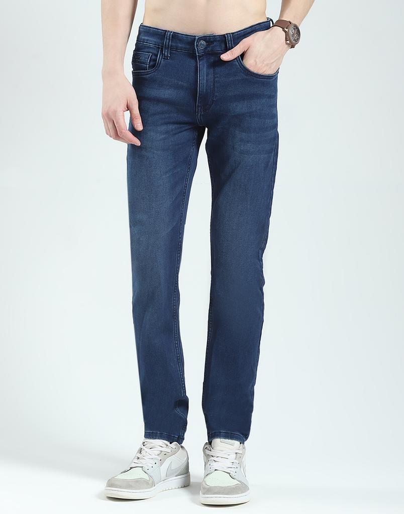 MONTE CARLO Men's Regular Fit Mid Rise Jeans