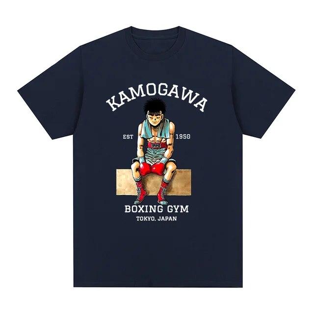 Hajime No Ippo KBG Design Vintage tričko Anime Funny Makunouchi Bavlněné Unisex tričko Nové tričko Dámské topy