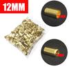 20 Stück Hochdruckrohr-Crimpzubehör 11-16MM Messingrohrverbinder Schlauch-Crimpwerkzeuge Kupferhülse Rohr Auspuffverbinder