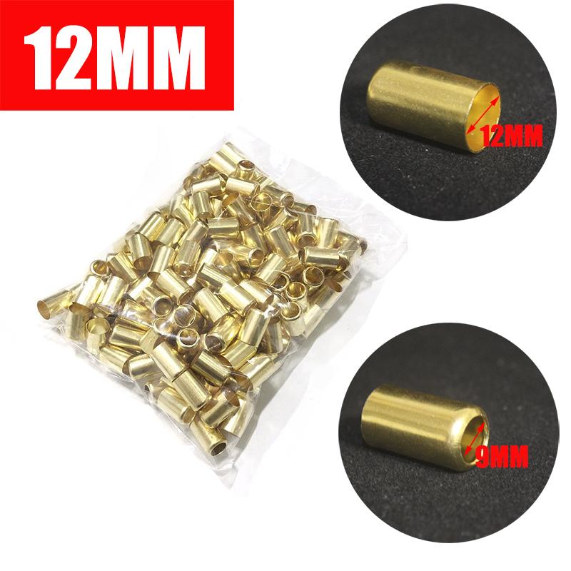 20 Stück Hochdruckrohr-Crimpzubehör 11-16MM Messingrohrverbinder Schlauch-Crimpwerkzeuge Kupferhülse Rohr Auspuffverbinder