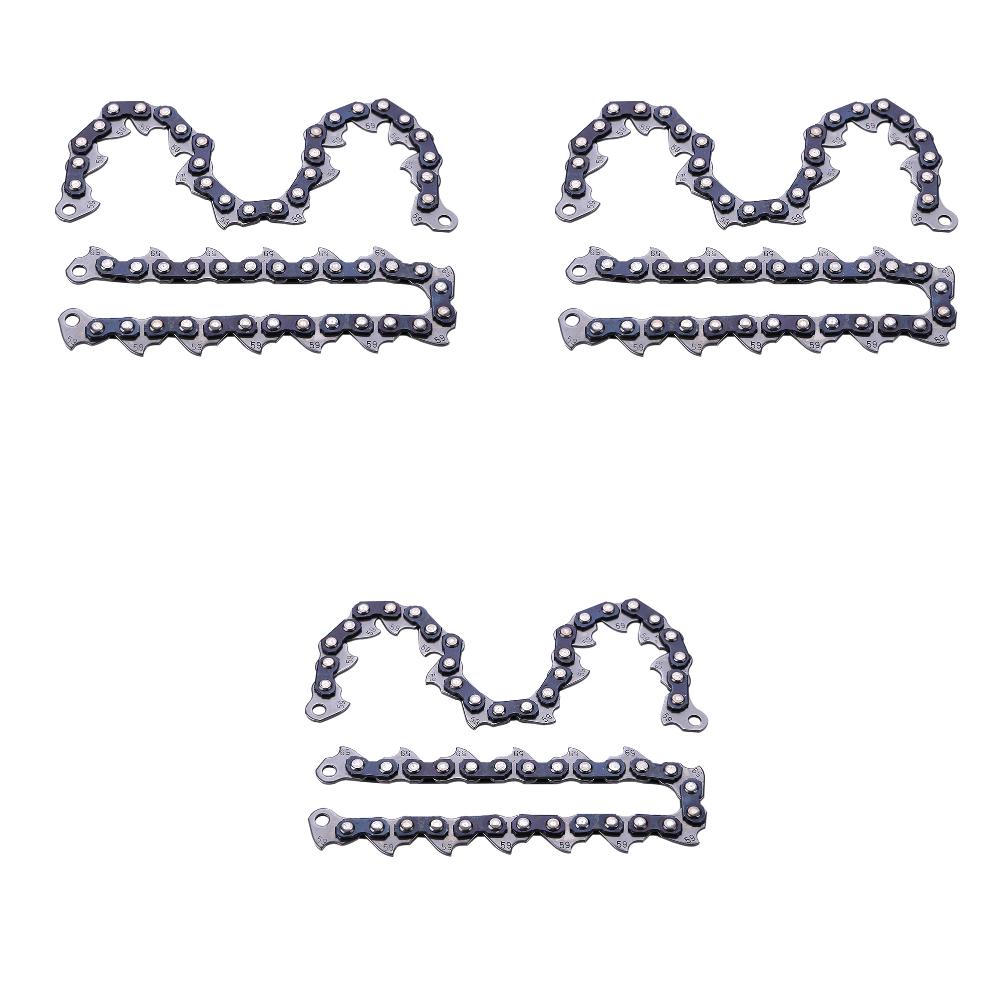 2-10PCS Chain Type Chain Blade Wood Cutting Chainsaw Woodworking Accessories Mower Grass Trimmer Head Chain