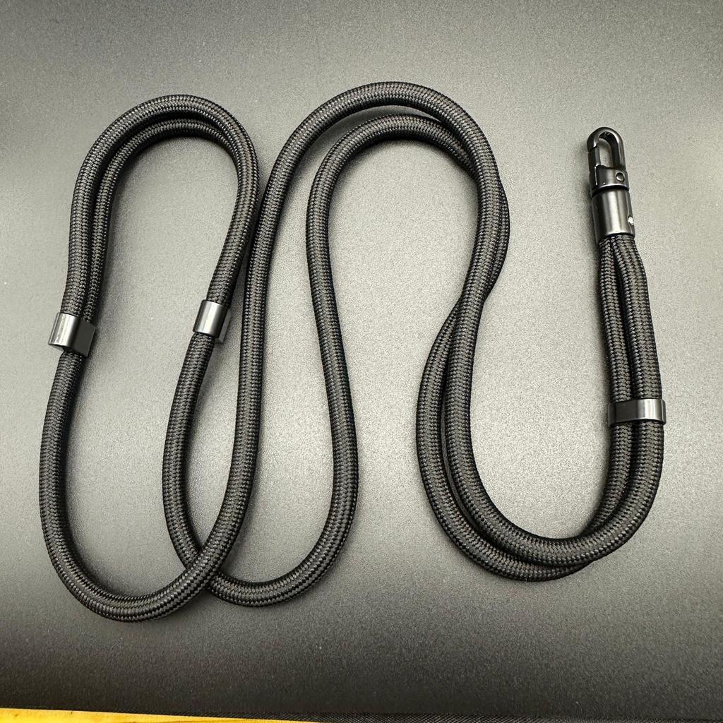 Macaron Thick Rope Phone Lanyard - Adjustable 7-8mm Climbing Gasket for Shoulder, Back, or Neck