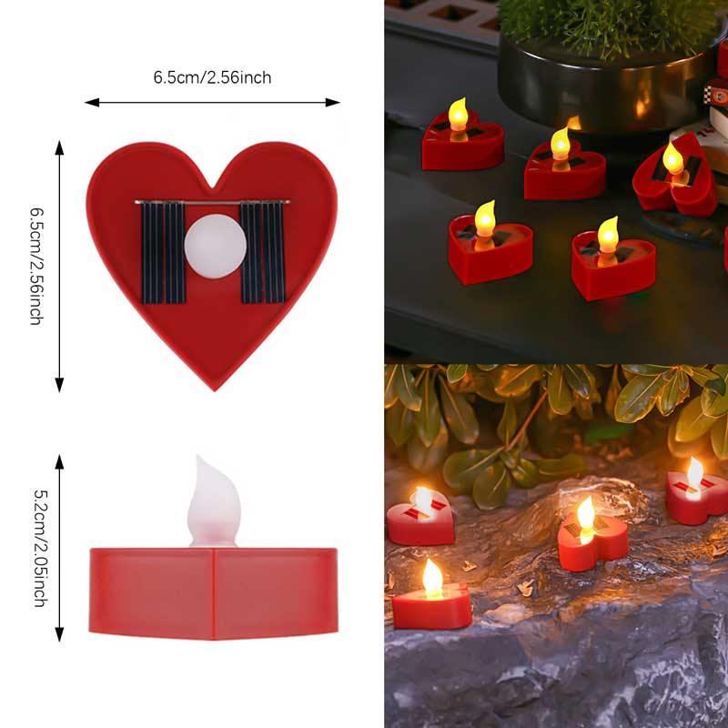 

Solar Candle Lights,Waterproof Camping Atmosphere Light, Outdoor Courtyard Lamp,Villa Garden Landscape Decor,Confession,Romance