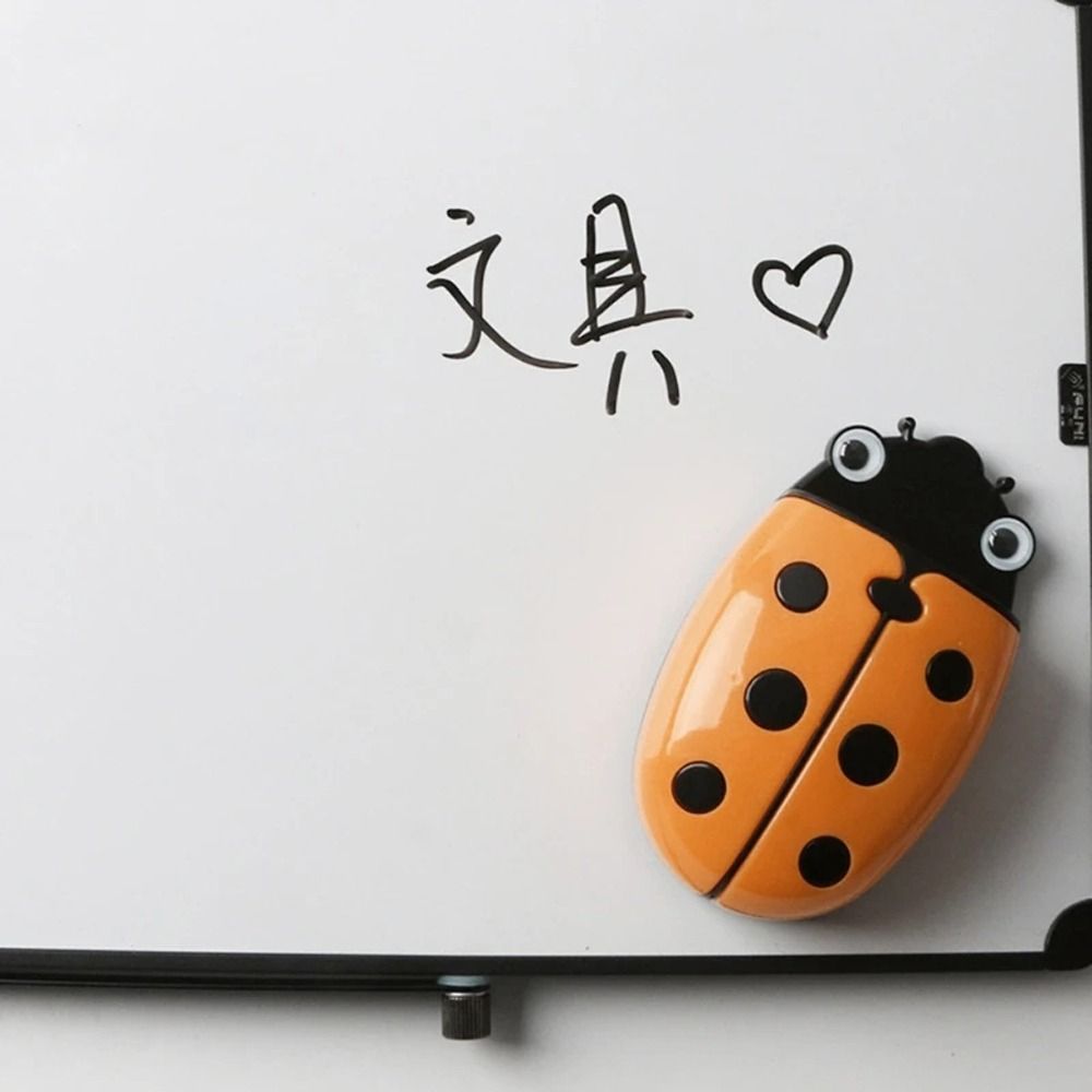 Ladybug Shape Whiteboard Marker Holder Storage Box Magnetic Erase  Office Supplies