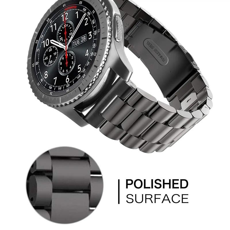 22mm Band For Samsung Galaxy Watch 4 6 40mm 44mm 6 Classic 43mm 47mm 5 45mm Stainless Steel Bracelet for HUAWEI Watch GT 2 Strap
