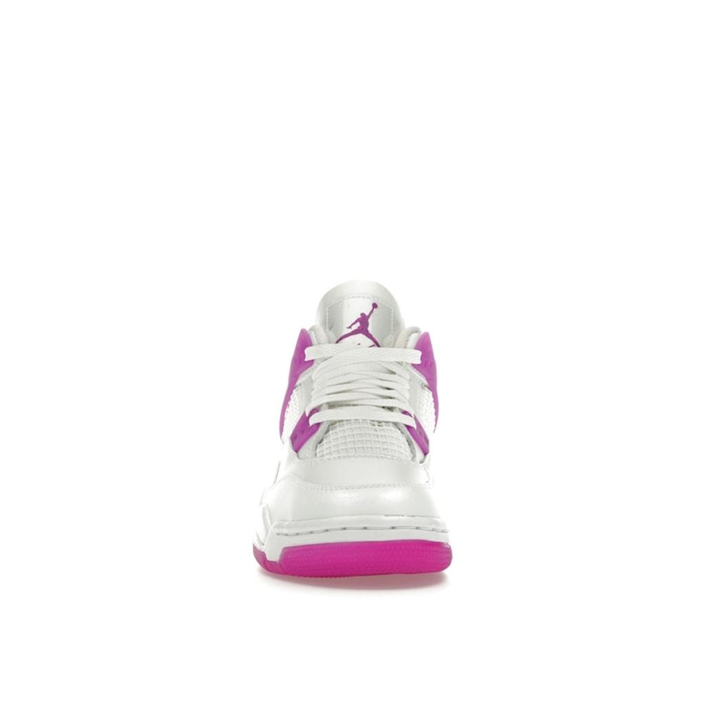 Air Jordan 4 Retro GS Hyper Violet Scarpe da Ginnastica per Bambini Bianco FQ1314-151