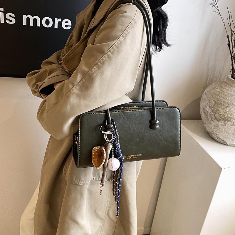 

Высококачественная ретро-сумка из вощеной кожи Boston - зимняя сумка большой вместимости на плечо и для переноски в руке 2024 года 27.5*6.5*14.5