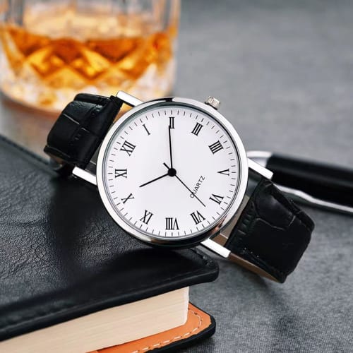 Classic men's watches, men's watches, men's casual watches, men's and women's classic watches, business casual fashion leather strap watches
