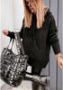 Women's Trendy Knitted Hoodie with Kangaroo Pocket - 2024 Collection