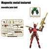 Textura de Metal Forma Especial Hippie Cowboy Boneco Multi-Móvel Painéis Conjunto de Luxo