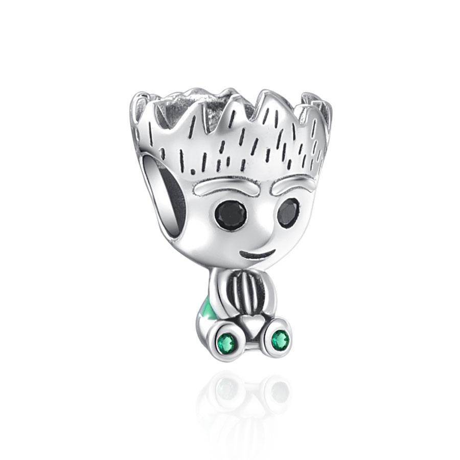 

925 Silver,Duck,Princess Bead Rabbit,Cat Pendant Suitable for Bracelets, DIY Accessories,Exquisite Jewelry