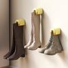 Wall Mount Boot Clip Modern No Drill Adhesive Space Saving Universal Tall Boot Shoe Holder Hanger Organizer Hanging Clamp
