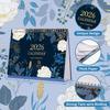 2026 Desk Calendar - Standing Flip Desktop Calendar 2026, 9.8" x 8.3", JAN. 2026 - DEC. 2026, Desktop Calendar, Lined Memoranda Pages, Twin-Wire