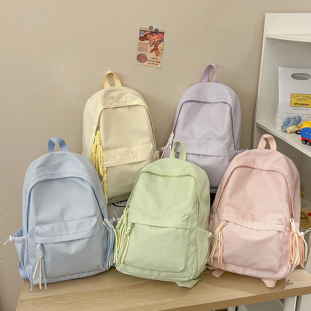 Schoolbagins Japanese simple leisure niche backpack leisure travel backpack junior high school college student high value schoolbag