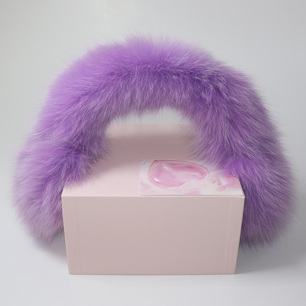 Real Fox Fur Earmuffs For Winter Women Warm Natural Raccoon Fur Earmuffs Girls Ear Warmer Genuine Fur Scarves Plush Ear Muff