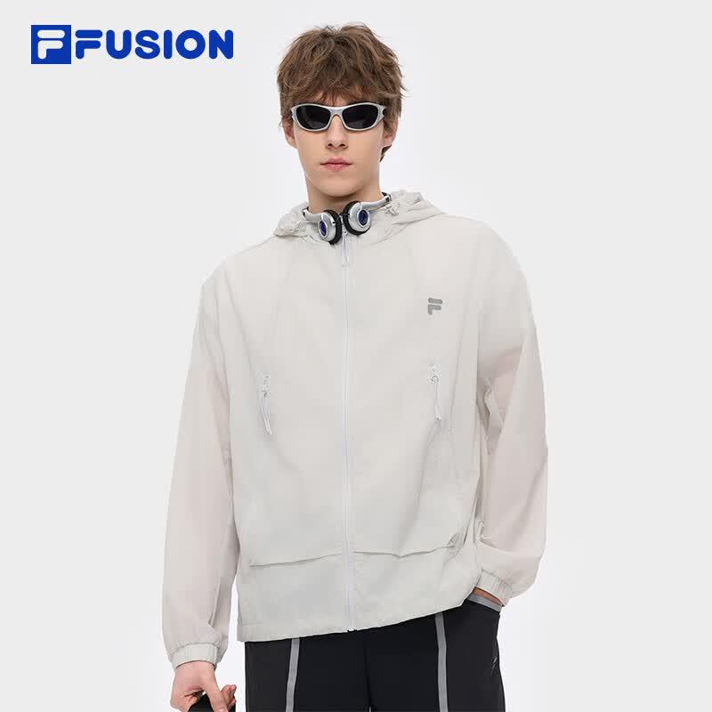 FILA FUSION Unisex Summer Hooded Sun Protection Jacket M