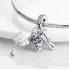 Hot 925 Sterling Silve Original Charms Beads Pendant Ballet Shoes Doll Character Life Charms Fit Bracelet DIY Women Jewelry Gift