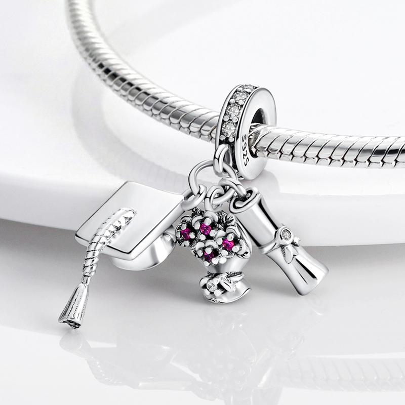 Hot 925 Sterling Silve Original Charms Beads Pendant Ballet Shoes Doll Character Life Charms Fit Bracelet DIY Women Jewelry Gift