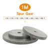 Flat Gear 1M-110/115/116/120/125/130/140/150T SC45# Carbon Steel Soft Teeth Surface Gear Wheel For Transmission Parts