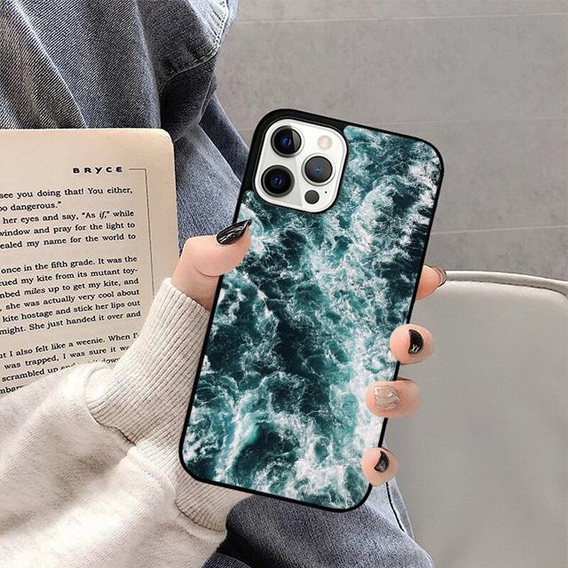 Blue Sea Ocean Waves Mobile Phone Cases Cover For iPhone 17 Air 16 15 14 12 13 11 Pro MAX Apple Plus Coque