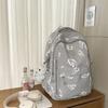 Simple Capacity Large Backpack With Butterfly And Letter Print Design For Daily