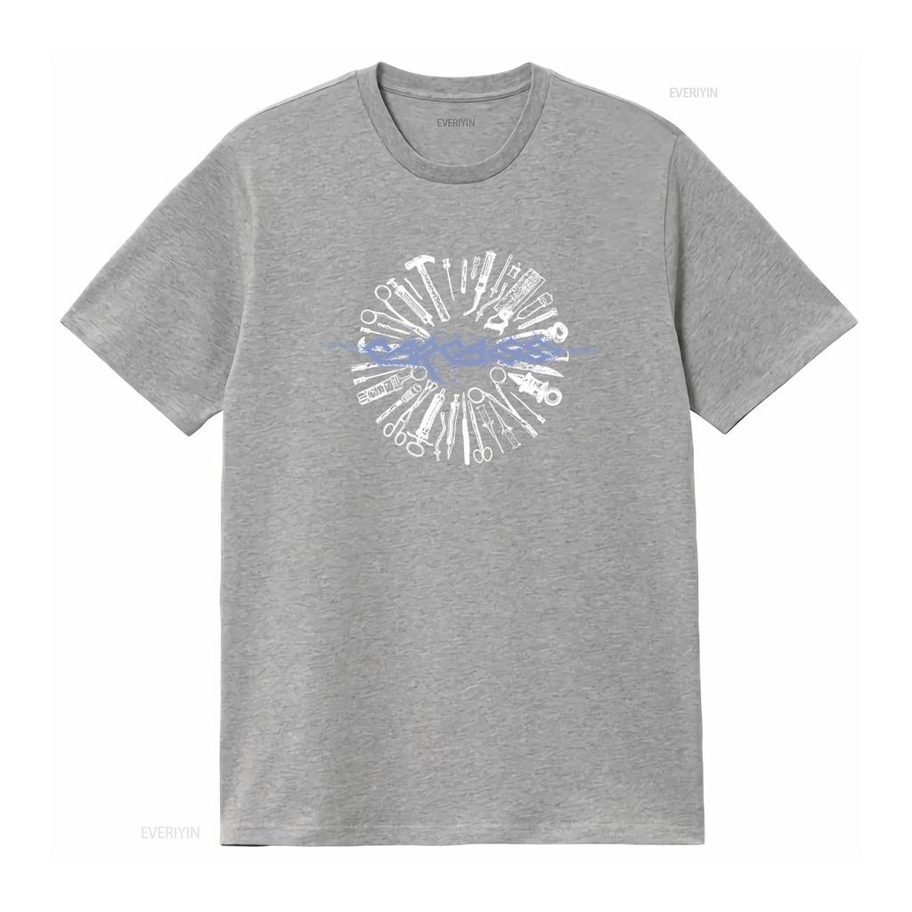 Carcass British Extreme Metal Band Tools Pattern T Shirt for Fashion vintage Washed fashion Breathable homme Stretched