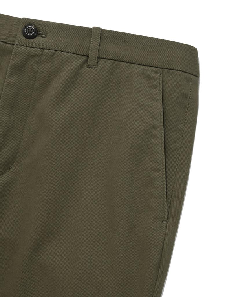COVERNAT Chino Slim Straight Pants Khaki