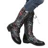 New Women Boots Fashion Simple Ethnic Women Shoes Retro Trend Classic Long Boots Elegant Plus Size Lightweight Leather Boot 2026