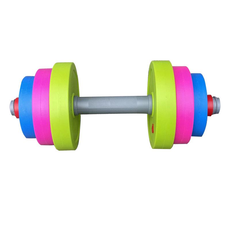 Children's Plastic Weightlifting Toy Set: Toddler Barbells & Dumbbells for Sensory Integration and Exercise