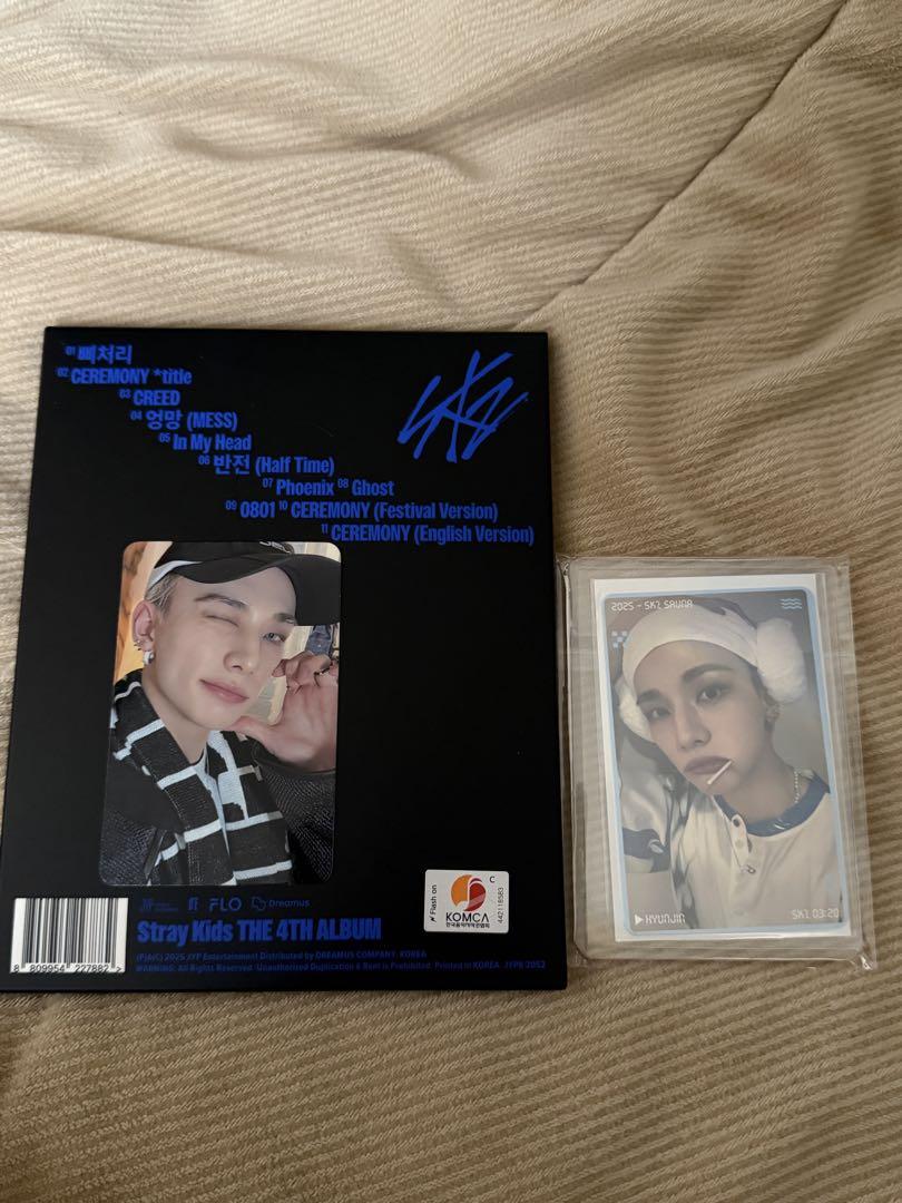 

[USED] StrayKidsKARMA compact Hyunjin POPUP purchase bonus