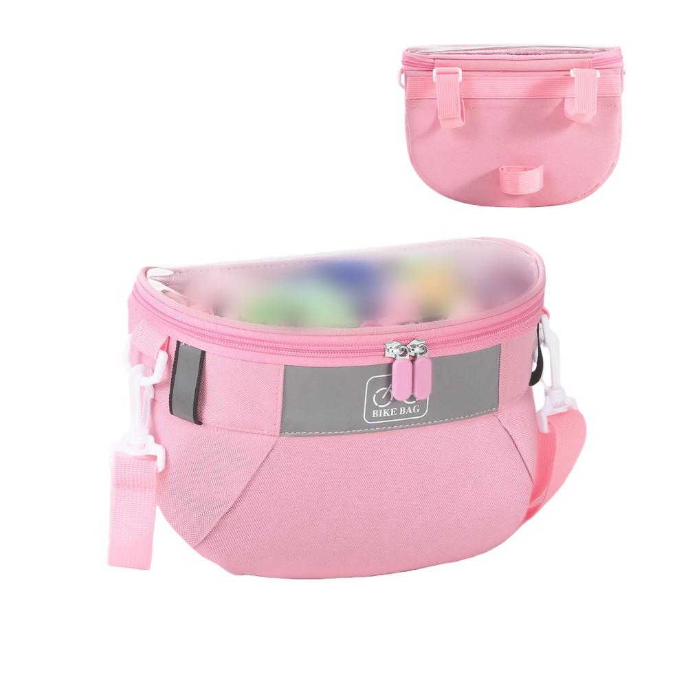 Waterproof Bike Basket Front Handlebar Bag with Detachable Strap for Bikes