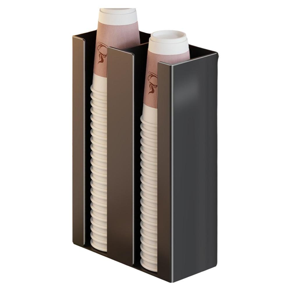 Wall Mounted Magnetic Disposable Cup Holder Large Capacity Paper Cup Organizer  Refrigerator