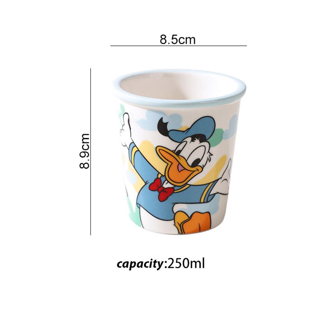 Bol à Glace Céramique Esthétique Série Mickey - Tasse à Dessert Créative et Unique pour la Maison pour Filles et Enfants