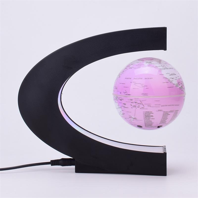 High-End Magnetic Levitation Globe: Creative Black Technology Home Décor and Unique Birthday Gift