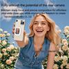 Wireless Screen Mirroring & Selfie Camera for Android/Apple: Rear Magnetic Device for Live Streaming