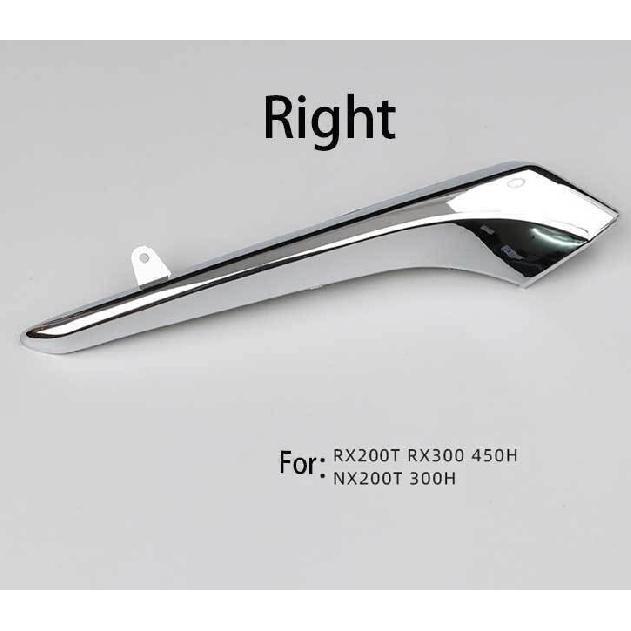 Chrome Right Side Rearview Mirror Strip Replace 1pcs For Lexus NX&RX 2015-2024