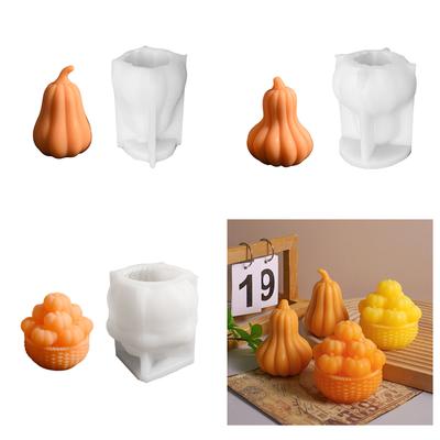 Halloween Kürbis Silikonformen Schokoladenformen Fondantformen zur Herstellung von Kerzen Seife Schokolade Epoxidharz-Projekt