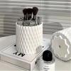 360 Rotation Large Capacity Makeup Brush Bucket Lipstick Eyebrow Pencil Eye Shadow Brush Storage Cartridge Portable Brush Box