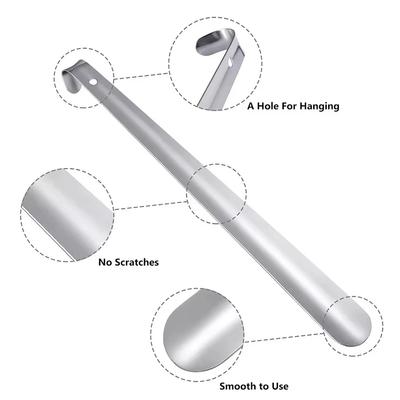 Stainless Steel Shoehorn, 1pc Lazy Shoe Wearer Tool, No Bending Required, Time-Saving and Labor-Saving, Shoe Remover