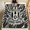 Custom Name Juventus Flannel Blanket, High Quality Comfortable for All Seasons, Home Decor, Warmth and Comfort