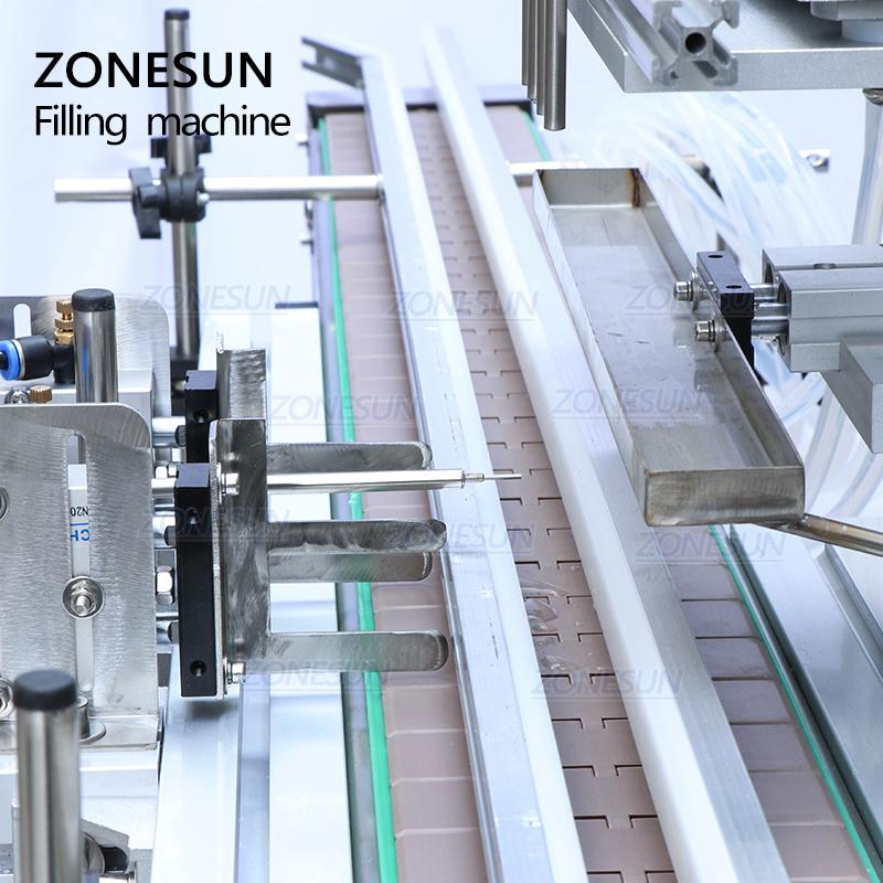 ZONESUN ZS-VTMP80C Automatic Magnetic Pump Filling Machine For Aerosol Soda Bottled Packing Bottle water wine Drink Perfume