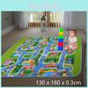 Colorful Children's Road Map Kids Play Mat Ideal For Race Car Fun In Nursery