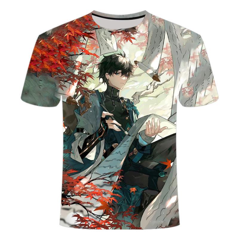 

Лето 2024 года, новые 3D-принтованные футболки с коротким рукавом и персонализированным трендом Collapse Star Dome Series для мужчин и женщин с круглым вырезом 4XL