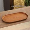 ZISIZ Oval Plastic Serving Tray