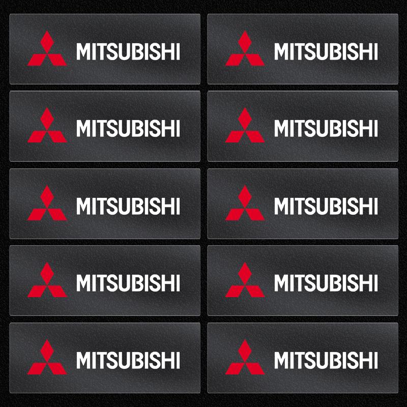 3D Car Interior Stickers Badge Decoration Auto Styling For Mitsubishi Lancer Lancer ASX Outlander 2 3 Pajero Mirage exzos Pajero