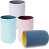 4Pcs Toothbrush Holder, 330ml Plastic Cups Reusable Dishwasher Safe Tumbler Bathroom Organiser Storage For Toothpaste
