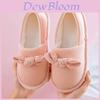 Cotton Shoes For Women With Butterfly Bow Home Comfort Winter Thick Slippers