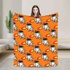 Ramen Buldak Spicy Chicken Blanket  Warm Aesthetic Plush Throw Blanket For Home Decor Travel Flannel Bedspread Bed Cover